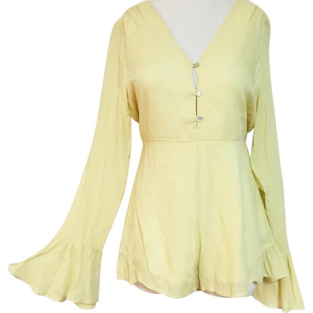 HoneyPunch Yellow Bell Romper